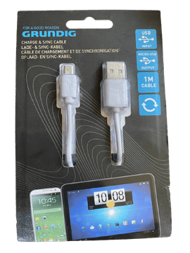 shumee Polnilni kabel Grundig USB na Micro USB, 1 m