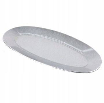shumee Westwing ovalni srebrni pladenj 20x41,8x3 cm