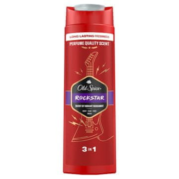 Old Spice Gel za prhanje in šampon Old Rockstar 400 ml