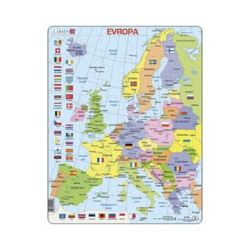 Sestavljanka MAXI Zemljevid Evrope (pokrajina) 70 kosov
