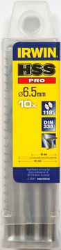 Irwin Sveder za kovino HHS 6,5 mm Irwin 10 kosov.