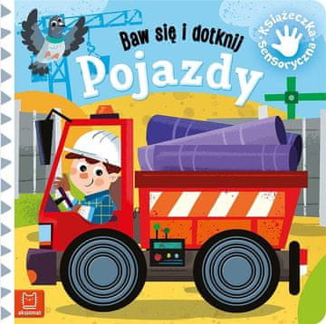 shumee Senzorična knjiga z vozili za igro in dotik