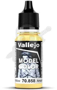 Vallejo Vall-70858 Barva modela 17 ml ledeno rumena