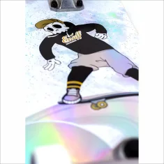 Enuff Enuff Skully hologramska rolka | 7,75" bela