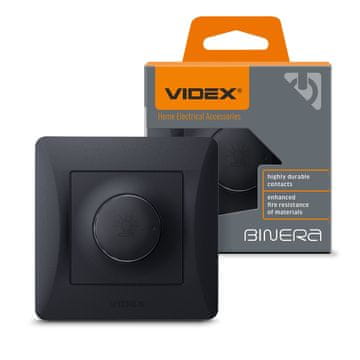 VIDEX 600W črni grafitni zatemnilnik videx binera