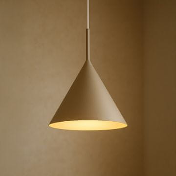 shumee Viseča svetilka Capital taupe Ø32cm 1xGX53