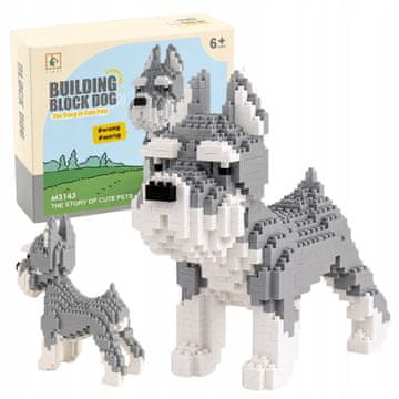 shumee 3D-model za gradnjo psov šnavcerjev 806 El