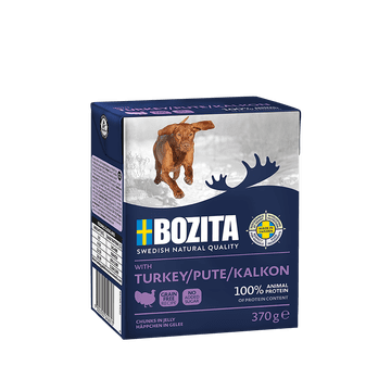Bozita Bozita DOG koščki v želeju s puranom 370 g