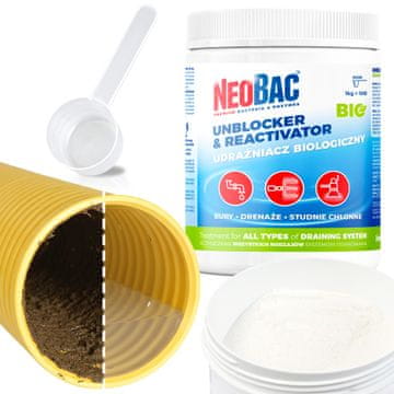 shumee Čistilo za drenažo in vodnjake NeoBac 1 kg