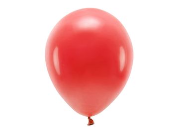 PartyDeco Baloni PartyDeco Eco 30 cm rdeči 10 kosov