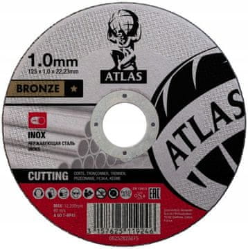 Norton Atlas rezalni disk za kovino in jeklo 125x1