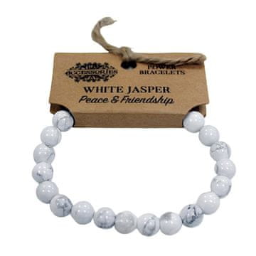 AWGifts Awps-03 Zapestnica z belo jaspisovo močjo