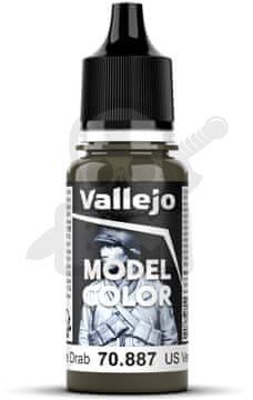 Vallejo Vall-70887 Model Color 17ml US Olive Drab