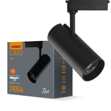 VIDEX LED tirna razsvetljava videx TOR 30W črna