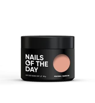 shumee Nailsoftheday Polygel nude 06 - akrilni gel v barvi kavne barve, 30 g