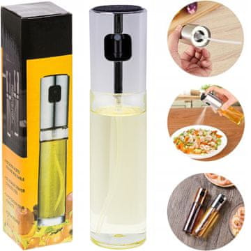 shumee Razpršilec za olje, olivno olje, kis, stekleni atomizer, sprej 100 ml