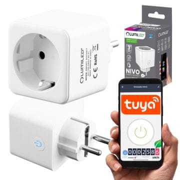 LUMILED Smart WiFi Socket Wattmeter Timer Programator TUYA SMART NIVO