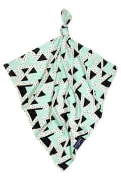 TEXPOL Bambusovi robčki za plenice 30x30 Mint Triangles, Bamboo Line Texpol
