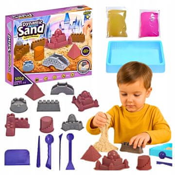 Yiwu Kinetični pesek Piastolina Set Grad Piramidni kalupi Ustvarjalni DIY