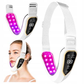 shumee Masažer za lifting obraza in oblikovanje brade z EMS LED vibracijami