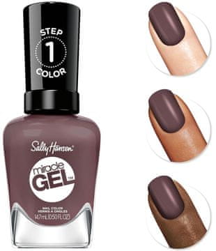Sally Hansen Sally Hansen Miracle Gel lak za nohte brez UV svetilke Saddle Up 202