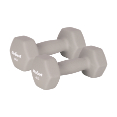Rebel HEX 2x4kg neoprenske uteži iz litega železa za trening Rebel Fitness