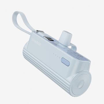 shumee T1 Powerbank Share 5000mAh USB-C Lightning kabel modre barve Samsung