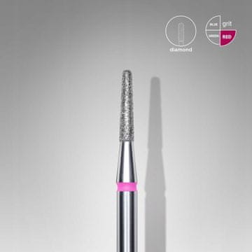 shumee Staleks diamantni rezalni rezalni stroj okrogel stožec rdeč 1,8/8 mm