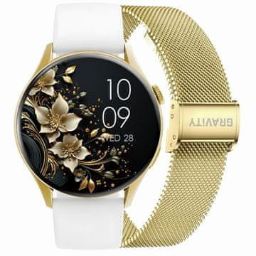 Gravity Ženska pametna ura gravity GT11-2 - amoled, dodaten pašček (sg044b)