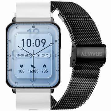 Gravity Pametna ura unisex gravity GT17-8 - amoled, dodaten pašček (sg038h)