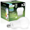 LUMILED 3x LED žarnica E27 A95 24W = 200W 3452lm 6500K hladno 260°