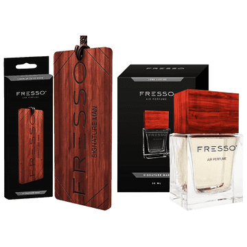 shumee Leseni obesek za dišavo Fresso signature MAN + parfum ZA avtomobile