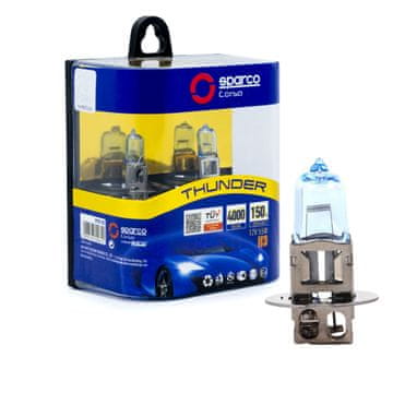 shumee Sparco halogenske žarnice H3 12V 4000K toplo bela 55W PK22s, 2 kosa
