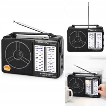 shumee Prenosni kuhinjski radio retro omrežje FM AM kuhinja delavnica 230V
