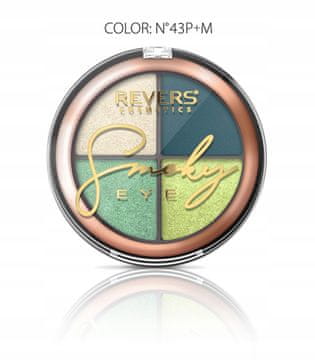 REVERS Paleta senčil za oči Revers Smoky Eye 43 - 9 barv, mešanica finišev