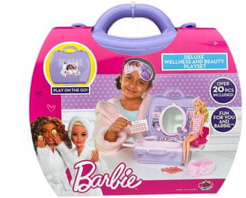 shumee Barbie Deluxe komplet za dobro počutje in lepoto v kovčku z dodatki