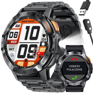 Gravity Moška pametna ura gravity GT22-1 - amoled, dodaten pašček (sg030a)