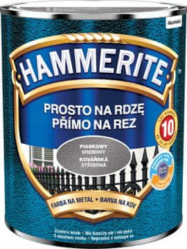 shumee Hammerite barva za kovino Straight to Rust, peščeno srebrna, 0,7 l