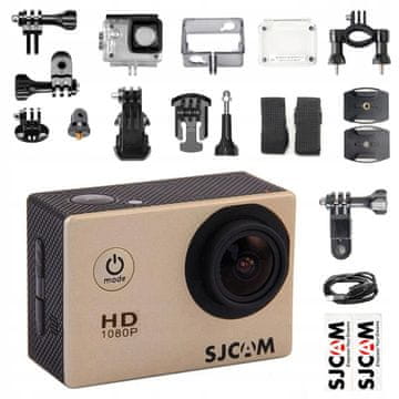 SJCAM SJCAM SJ4000 1080P Full HD vodoodporna športna kamera moto dodatki