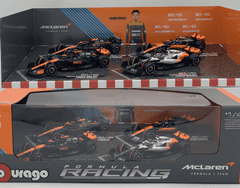 BBurago McLaren F1 samo Norris 2022-2023 MCL36, MCL60 BBurago komplet 1:43