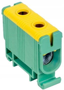 Tracon Electric Kompaktni konektor zbiralke, rumeno-zelen 1 x 6-50mm2 160A TRACON