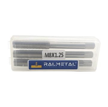 shumee Ročni navojni sveder M8 x 1,25 DIN 352/3 6H HSS - komplet 3 kosov