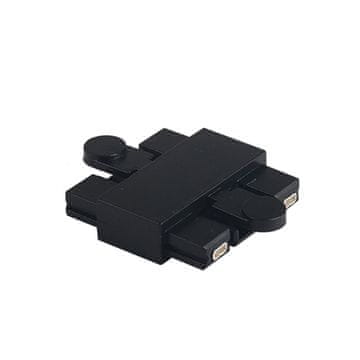 VIDEX Ravni konektor za magnetno tirnico videx VL trms FC01B črne barve