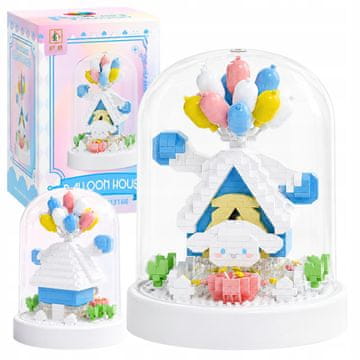 shumee Balonska hišica Bunny Blocks z zajčjo kupolo 563 kosov kot darilo