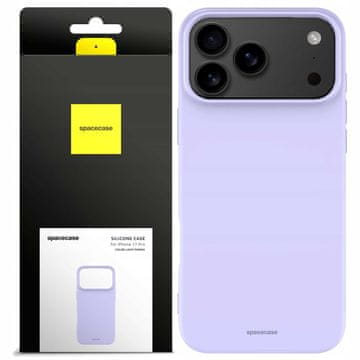 shumee Silikonski ovitek Spacecase 3.0 za iPhone 17 Pro svetlo vijoličen
