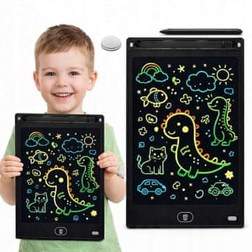 shumee LCD risalna tablica 10" črne barve - elektronski zvezek s pisalom