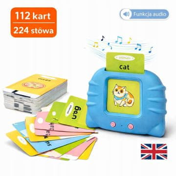 shumee Bralnik kartic ZA učenje angleških besed - 112 kartic / 224 besed