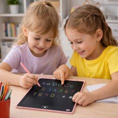shumee LCD risalna tablica 12" roza - velika tablica za otroke s pisalom