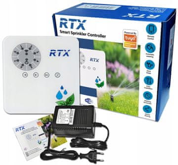 RTX RTX Tuya WiFi krmilnik za namakanje vrta 8 con, časovnik in vreme