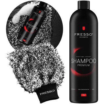 shumee Fresso avtošampon + rokavica za pranje avtomobila iz mikrovlaken